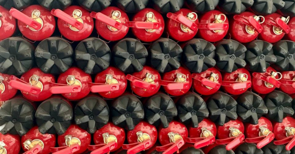 extintor de polvo uso